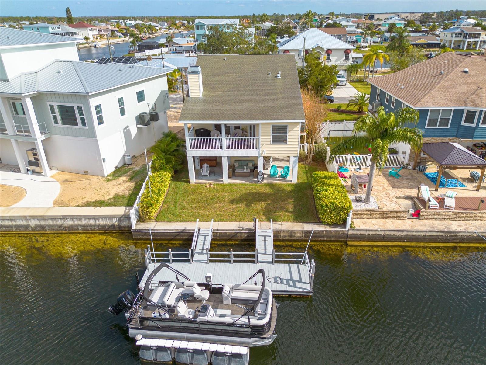 Deep Water Dock with 10,000 lb Lift