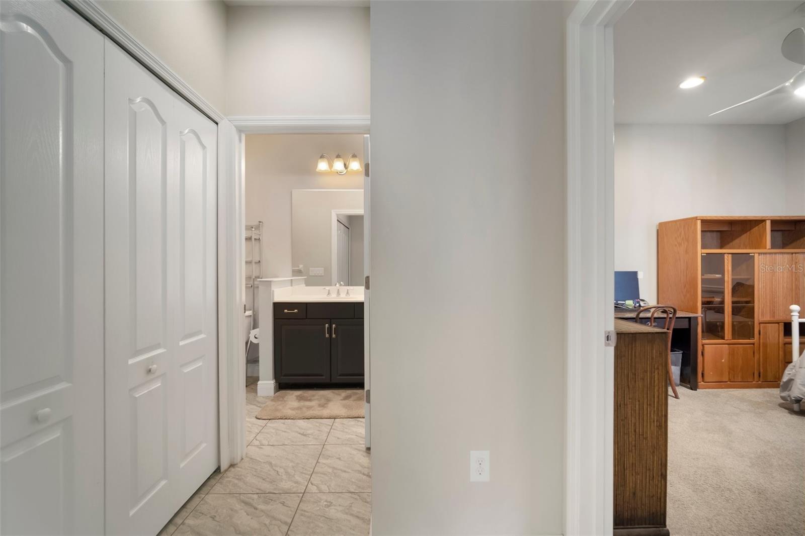 Laundry closet