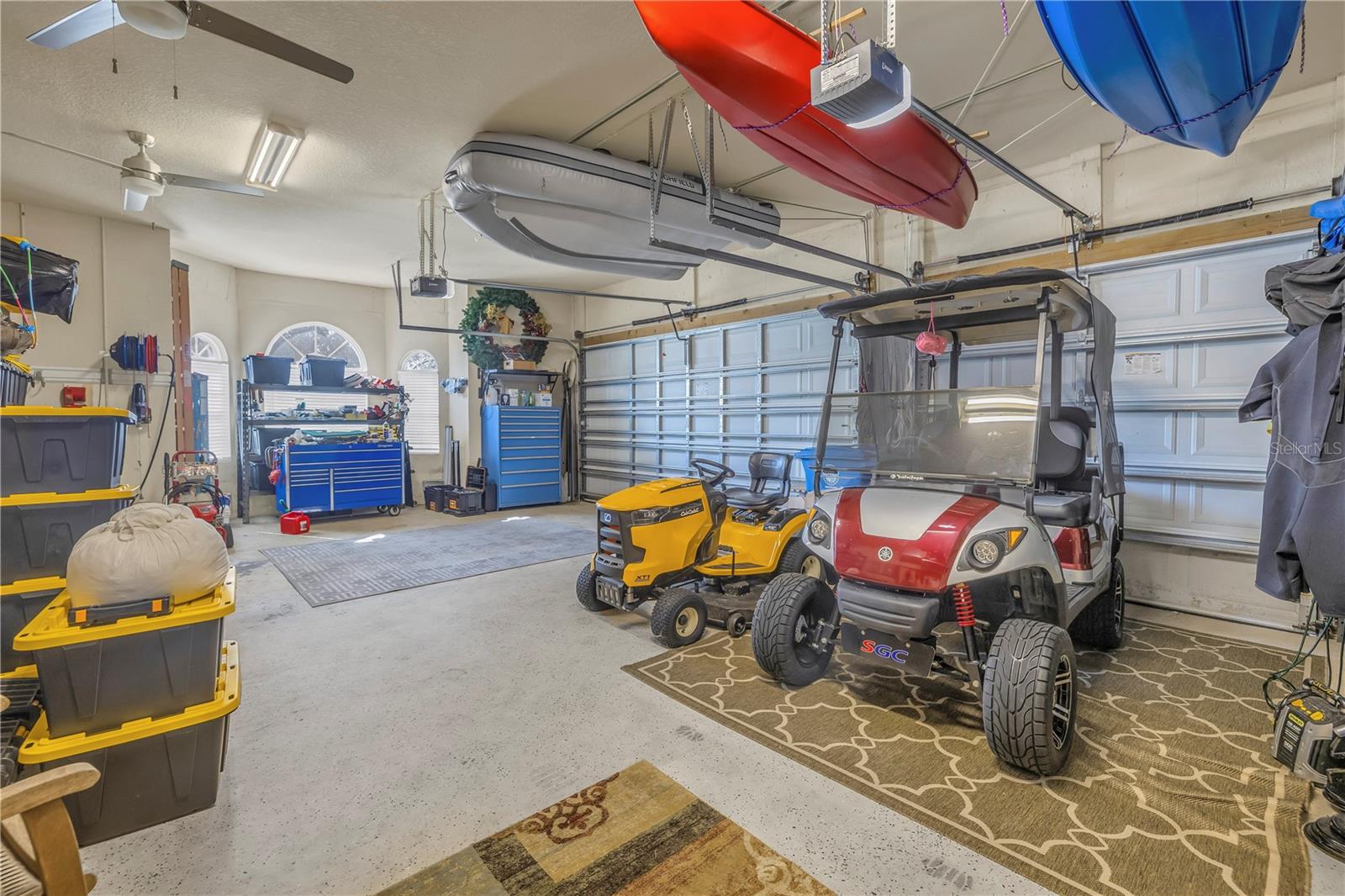 3 car garage with ample storage