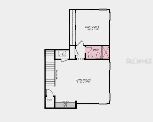 Structural options added include: Gourmet kitchen, study, game room, wet bar at game room, 5th bedroom and 4th bathroom, 3rd full bathroom at bedroom 2, deluxe primary bath, shower at bath 2 and 4, 8' interior doors, tray ceiling package, outdoor kitchen rough-in, and pre-plumb for laundry sink.