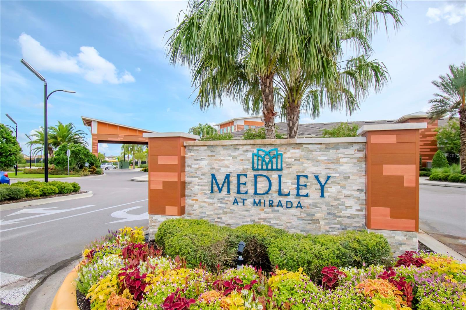 Welcome to Medley at Mirada, where resort-style living and a thriving social community come together. This beautifully landscaped entrance sets the tone for elegance, security, and exclusivity. Surrounded by lush greenery and vibrant flowers, you’ll instantly feel at home in this master-planned 55+ community, offering premier amenities and a lifestyle designed for you.