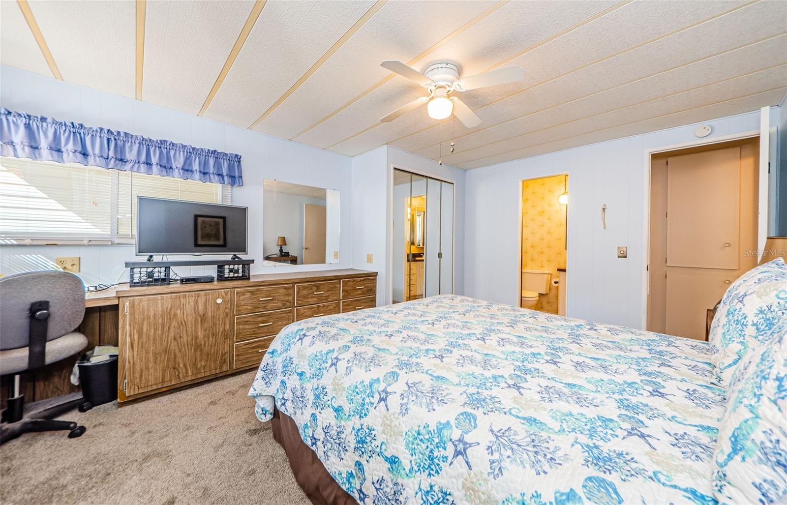 Master Bedroom with an Ensuite Bathroom.