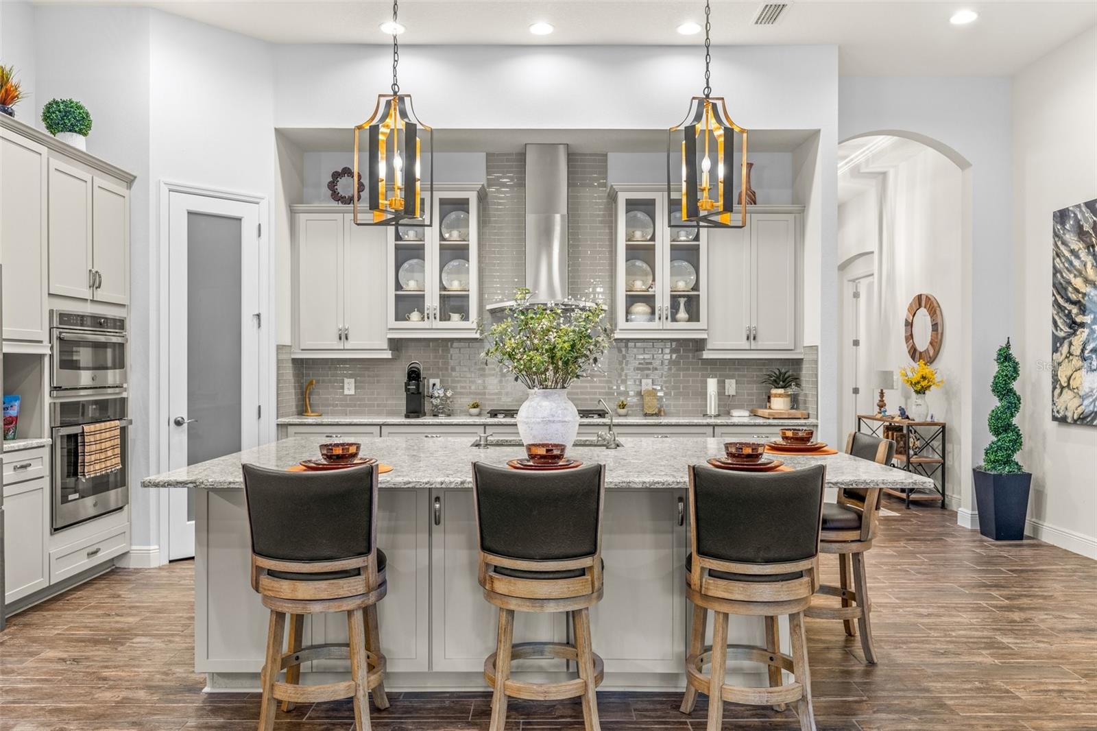 Gourmet kitchen island