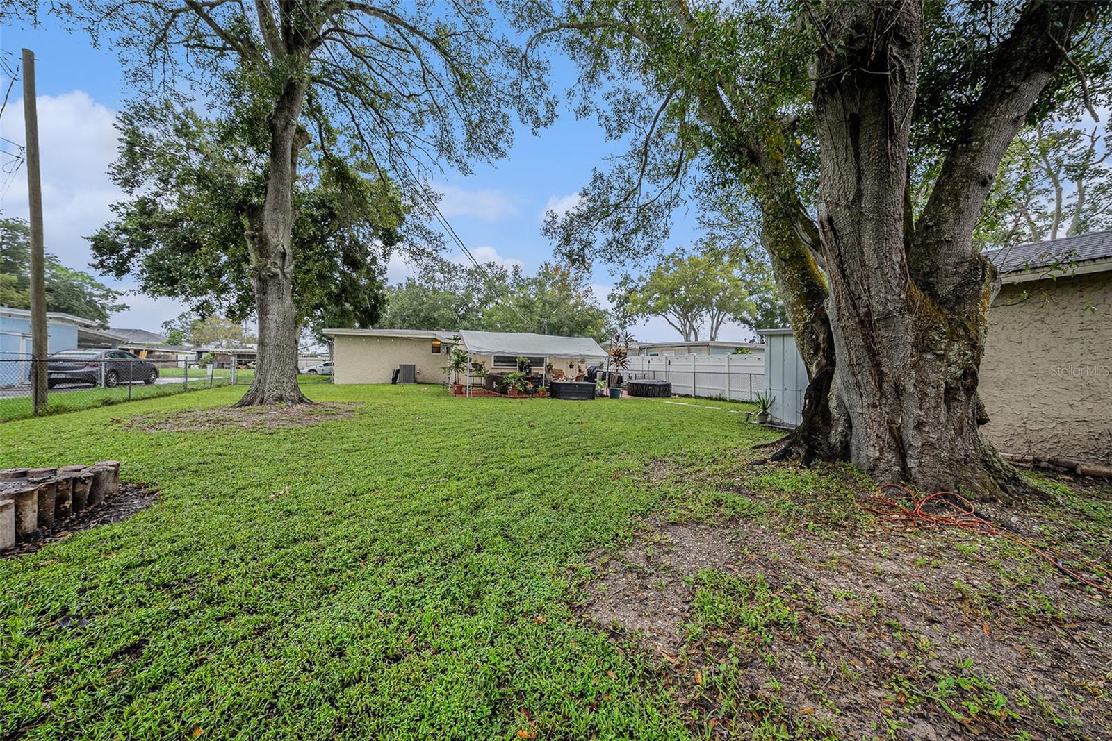 Huge Fenced In Backyard Shed Stays