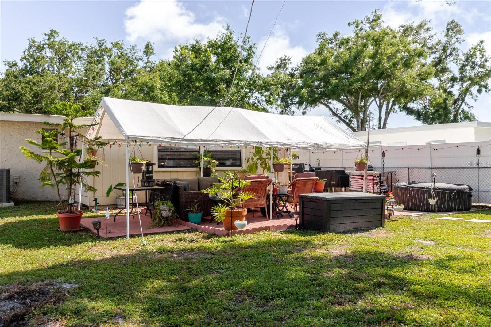 Shady Oasis For Al Fresco Dining In A Quiet Neighborhood
