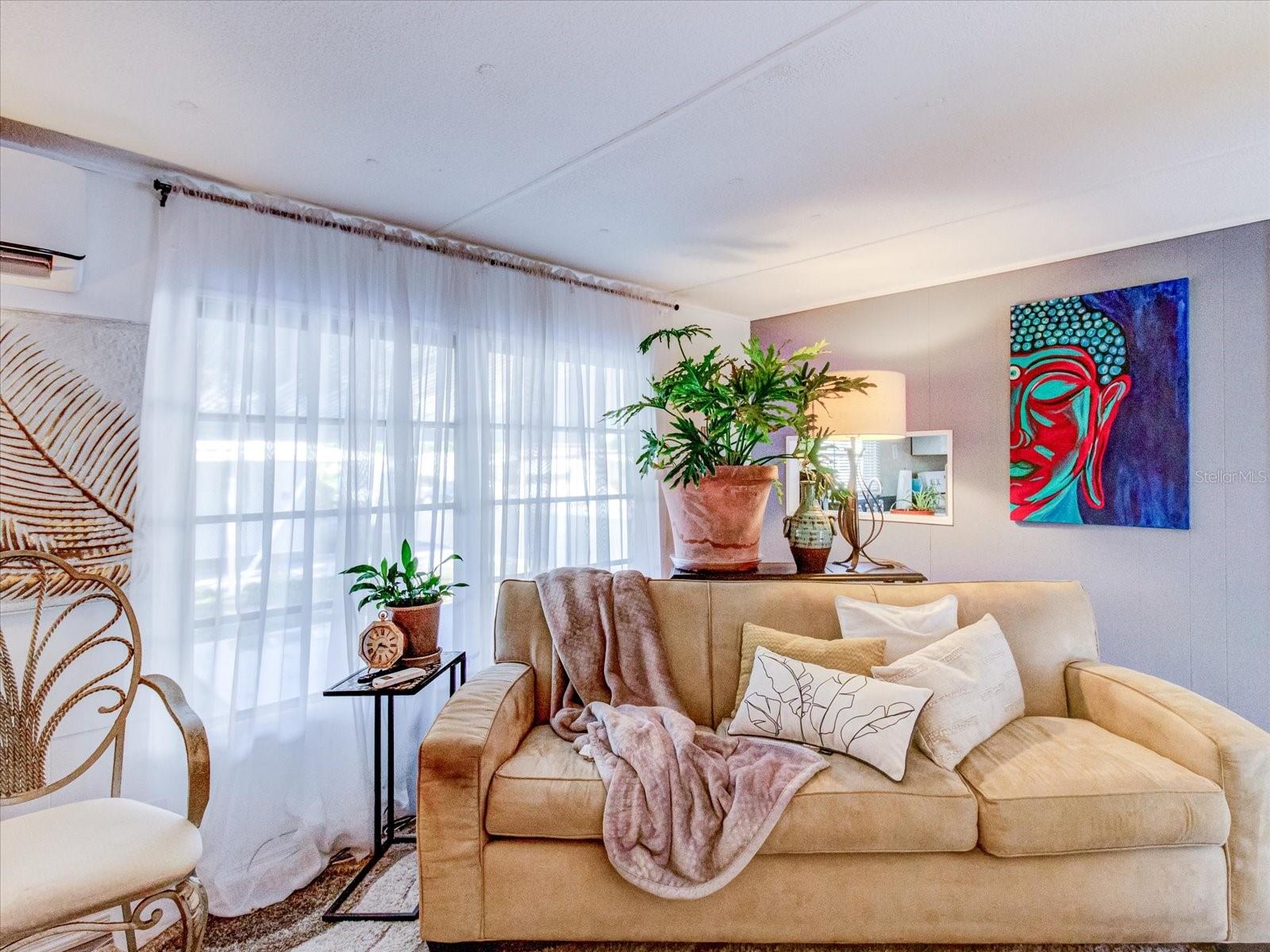 Living Room With Luxury Vinyl Flooring