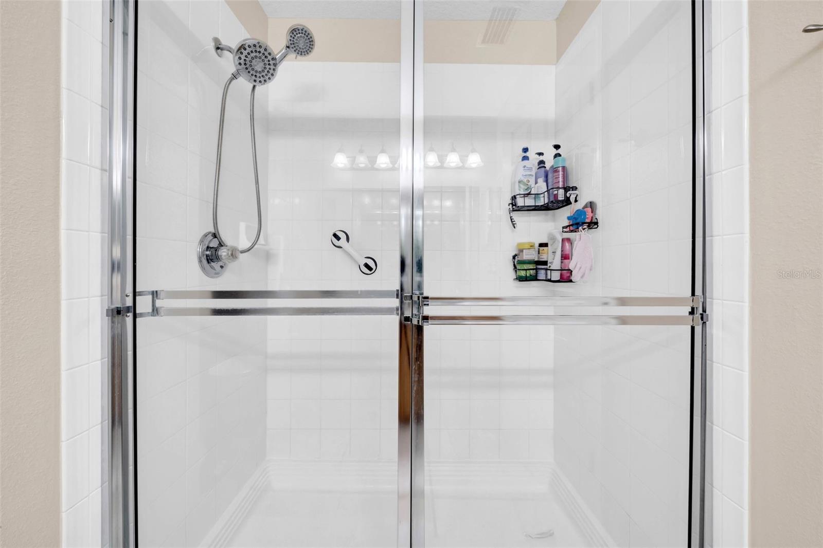 Large walk-in shower