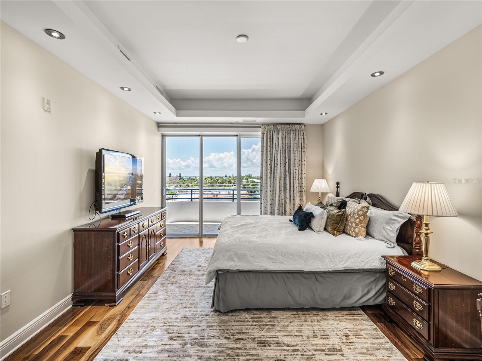 This is the larger of the two guest bedrooms. It is ensuite via the Jack & Jill Bathroom pictured prior.