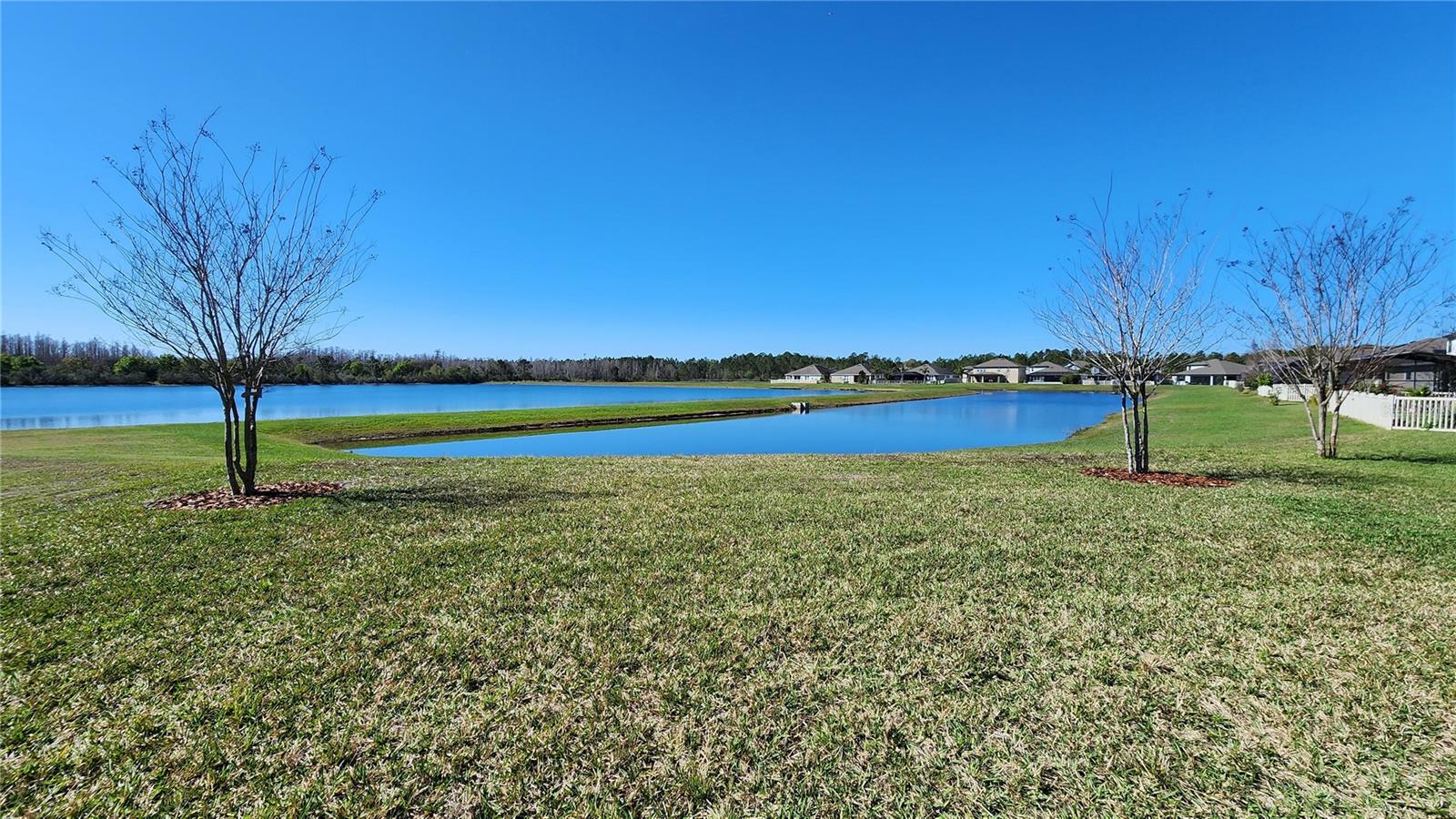 Lake View from backyard