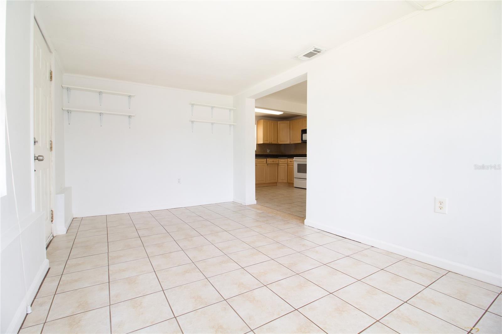 Family Room with tile flooring