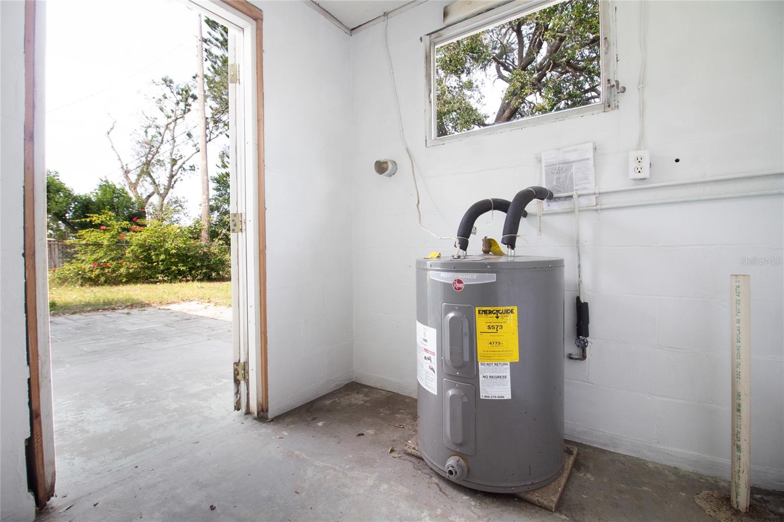 Storage Area with washer/dryer hookups