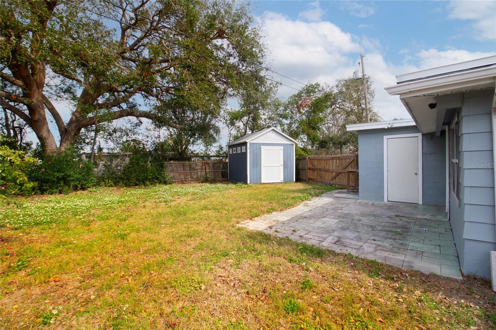 Large Fenced backyard