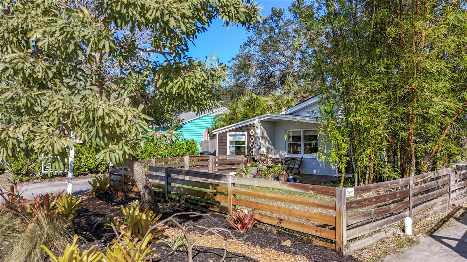 Fenced Front Yard