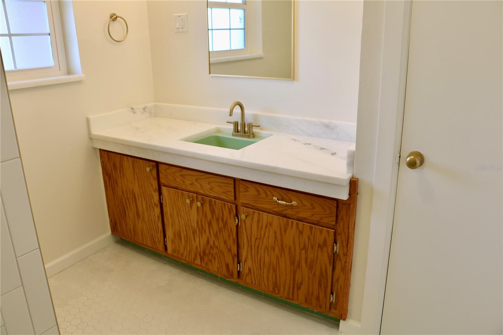 Bathroom 1 + Restored Vanity