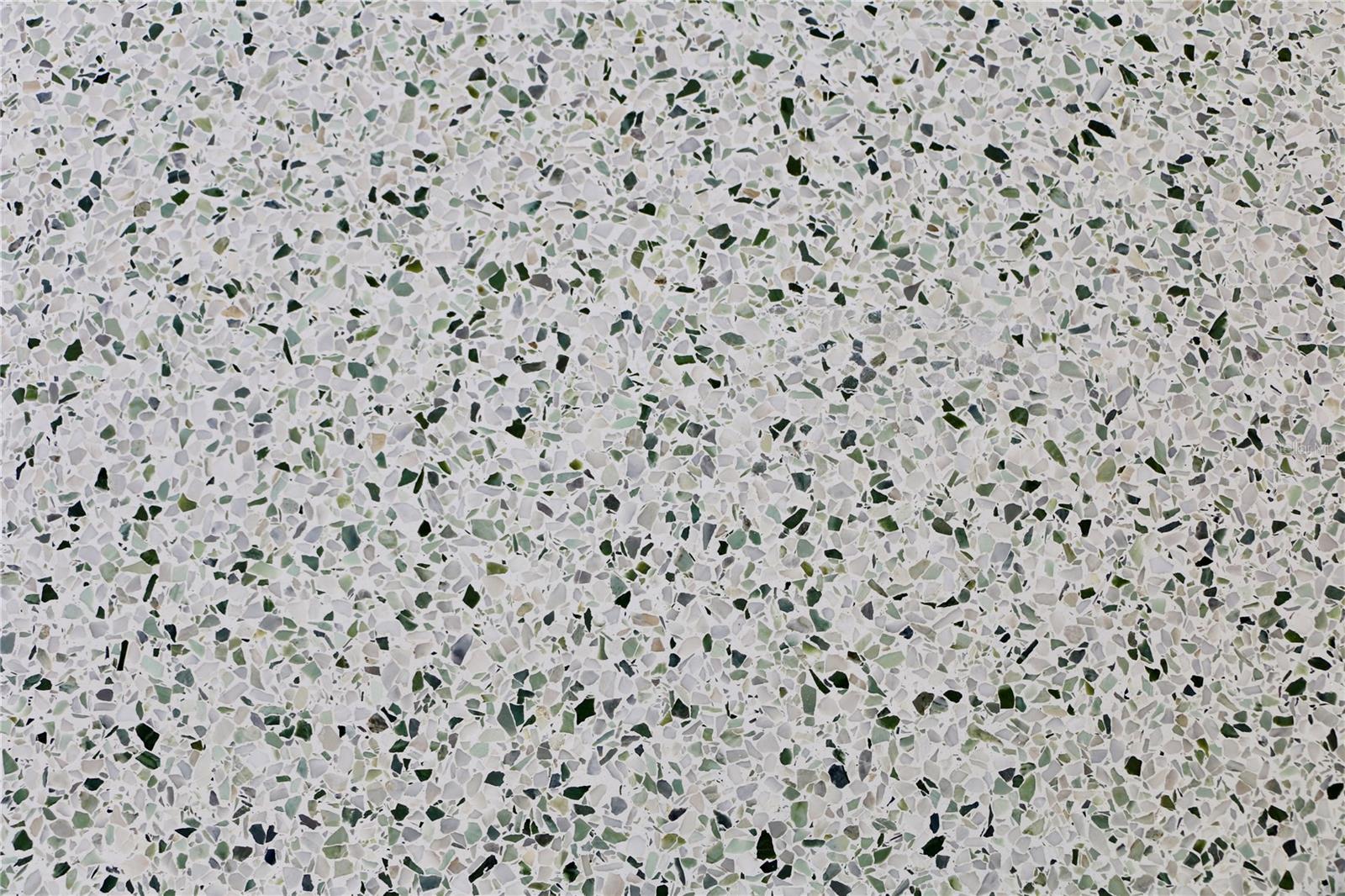 Restored Green Terrazzo