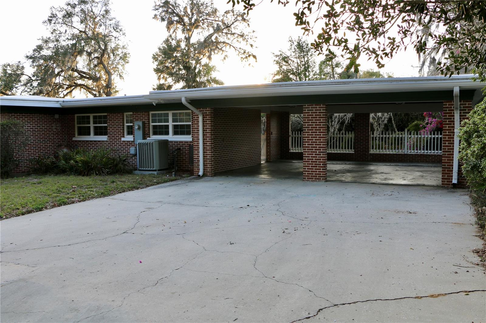 Carport + Driveway