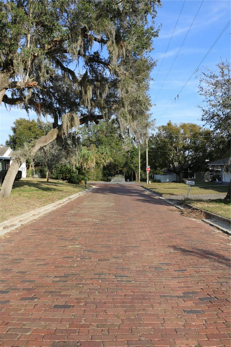 Jefferson Avenue Brick Road