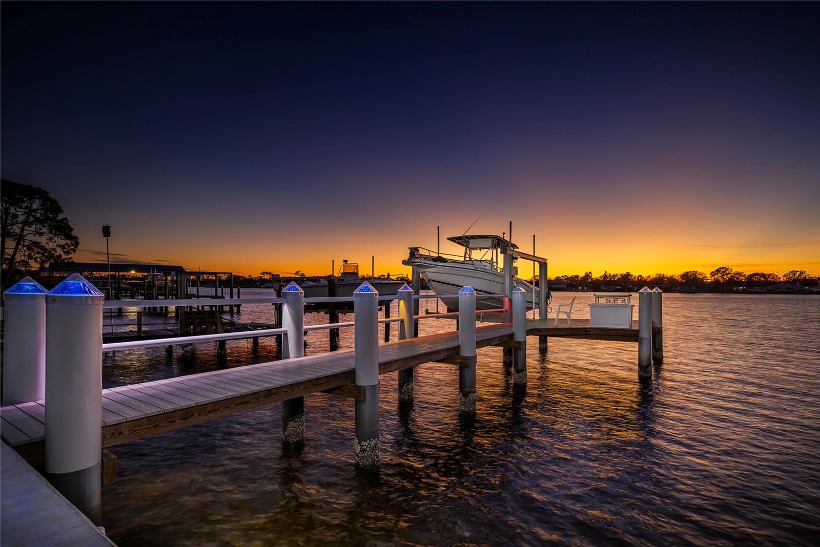 Enjoy the sunset on Kreamer Bayou