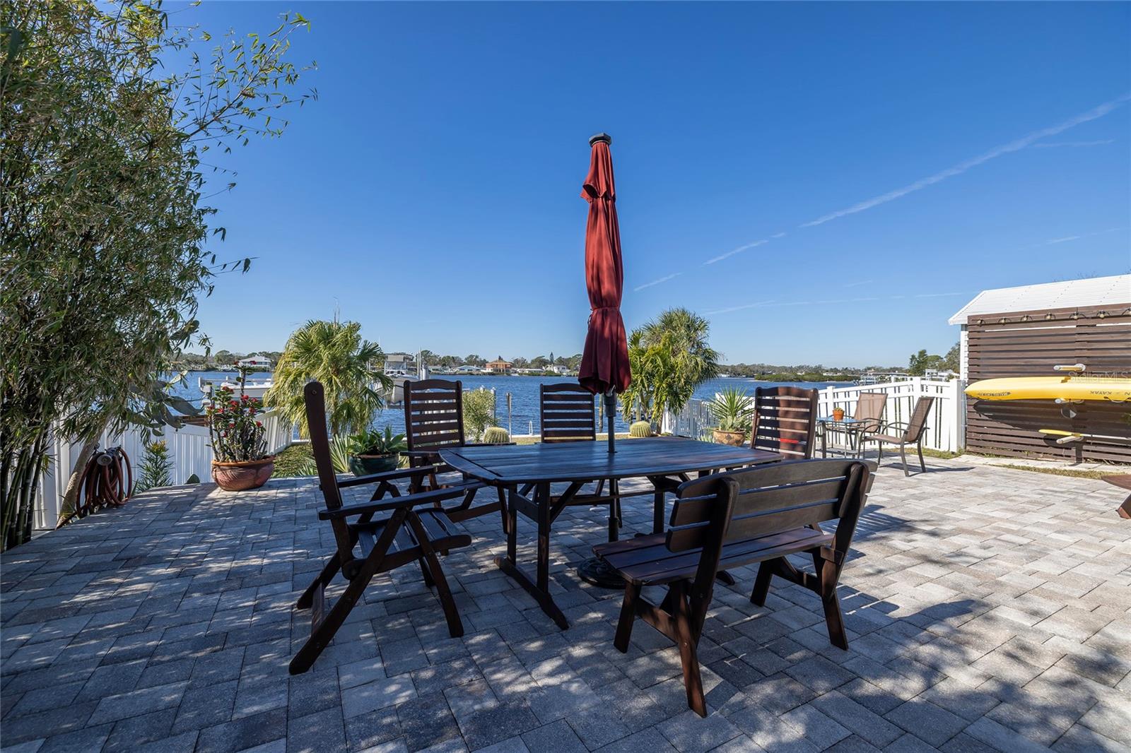 Expansive back patio for outdoor relaxation