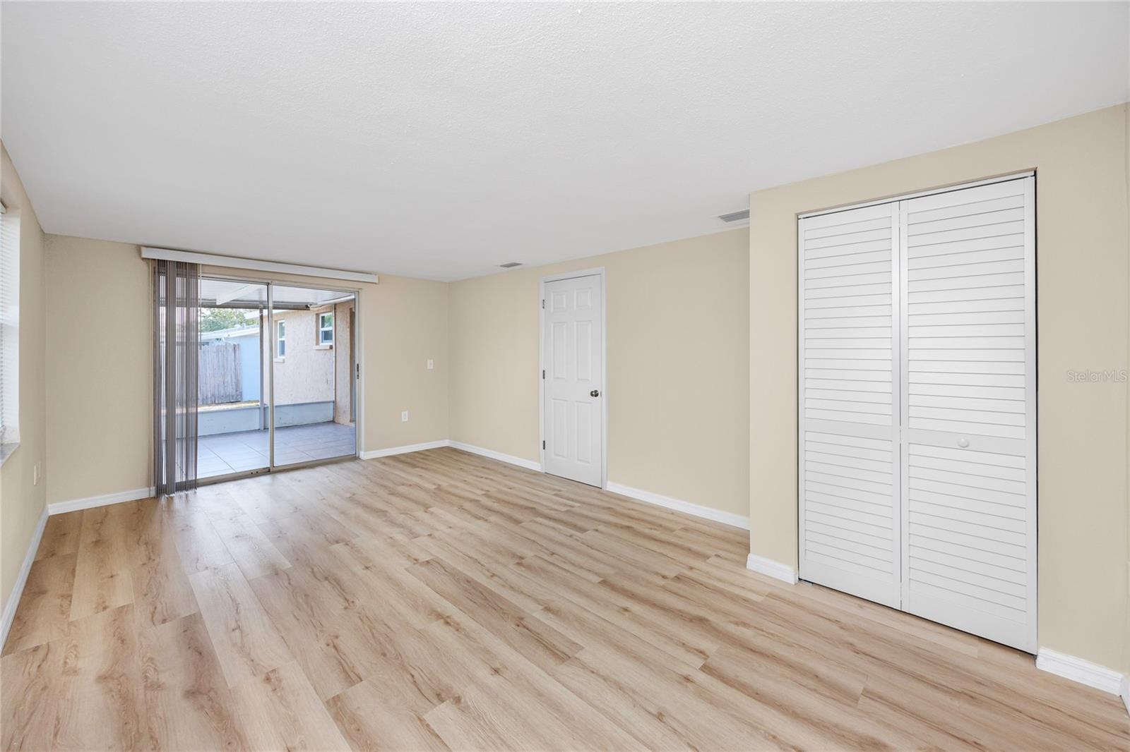 Primary Bedroom with closet