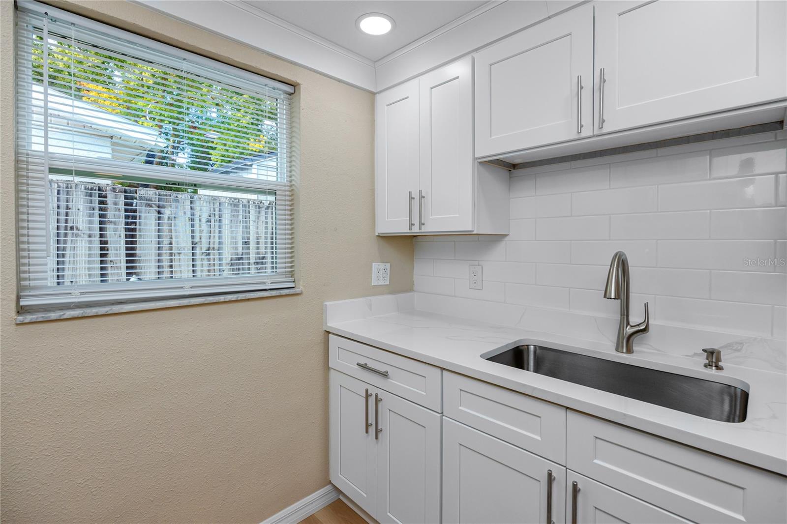 Light and bright kitchen with window!