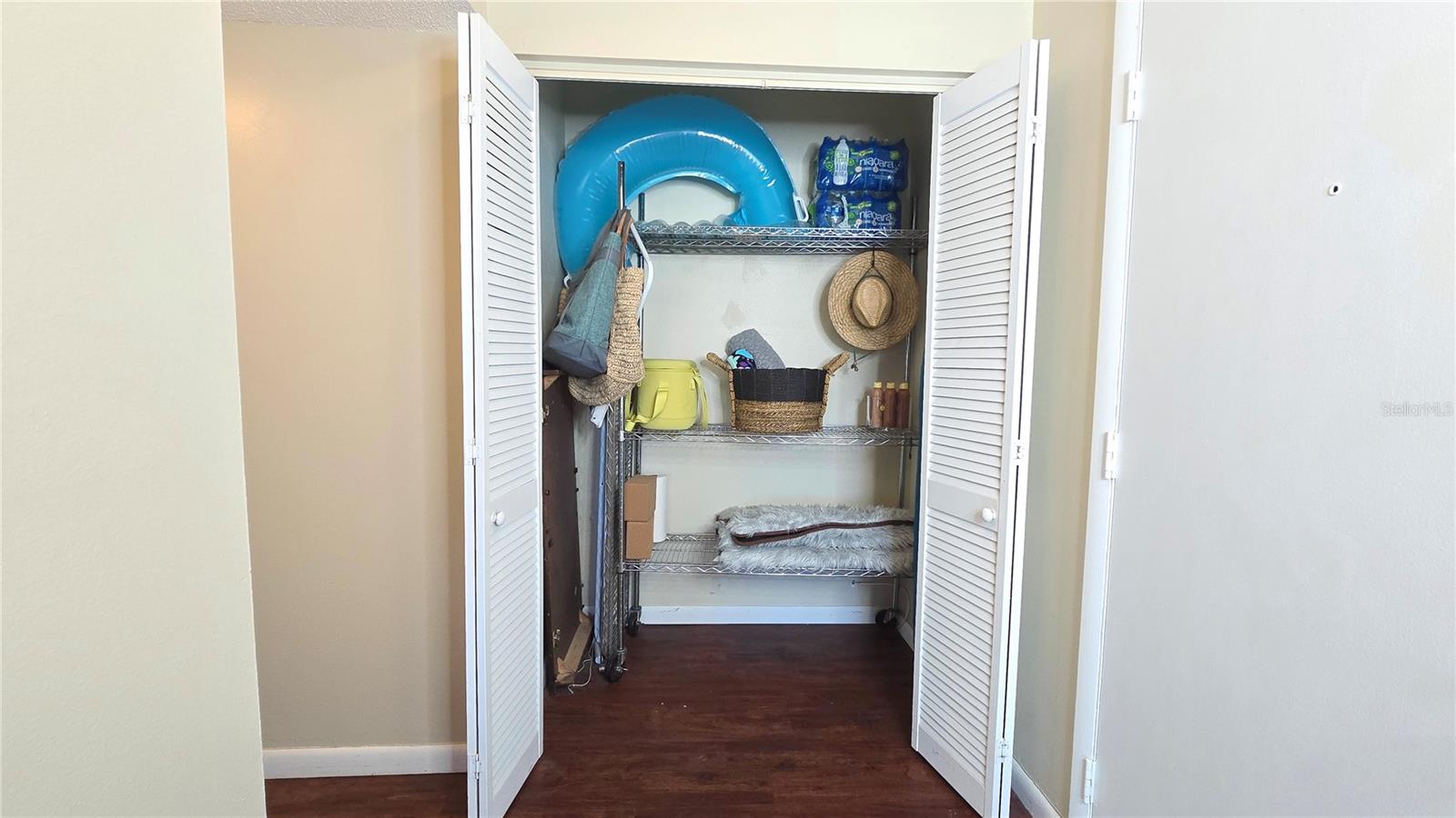 Plenty of closet space throughout this unit.