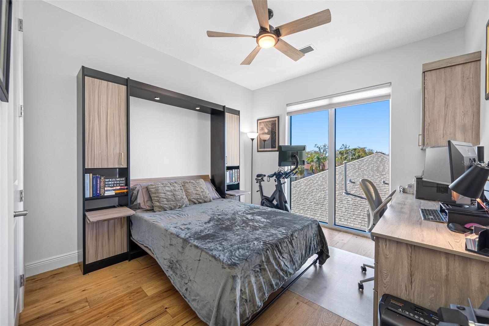 Built-in desk system and Murphy Bed