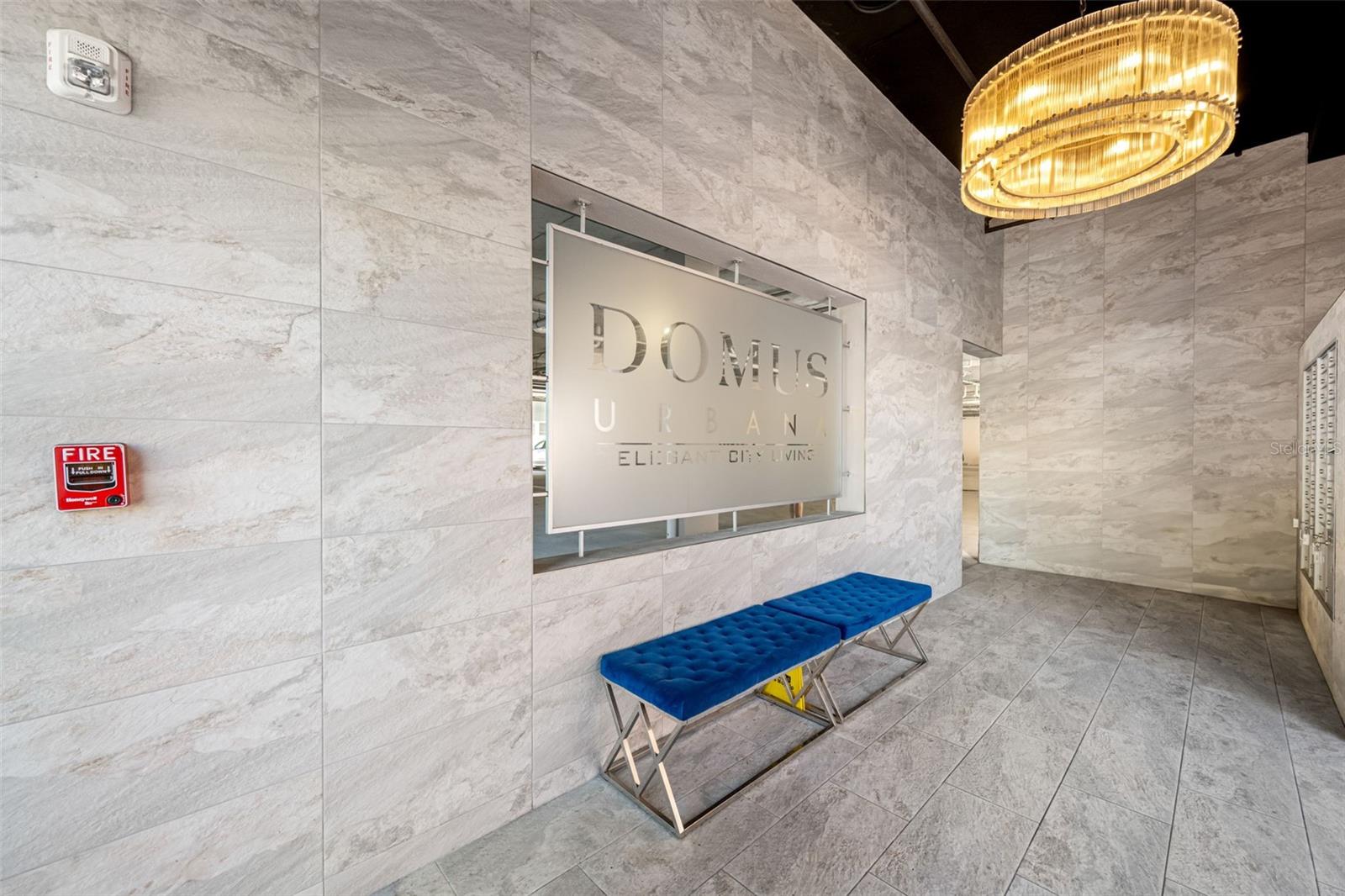 Domus Urbana controlled lobby entrance