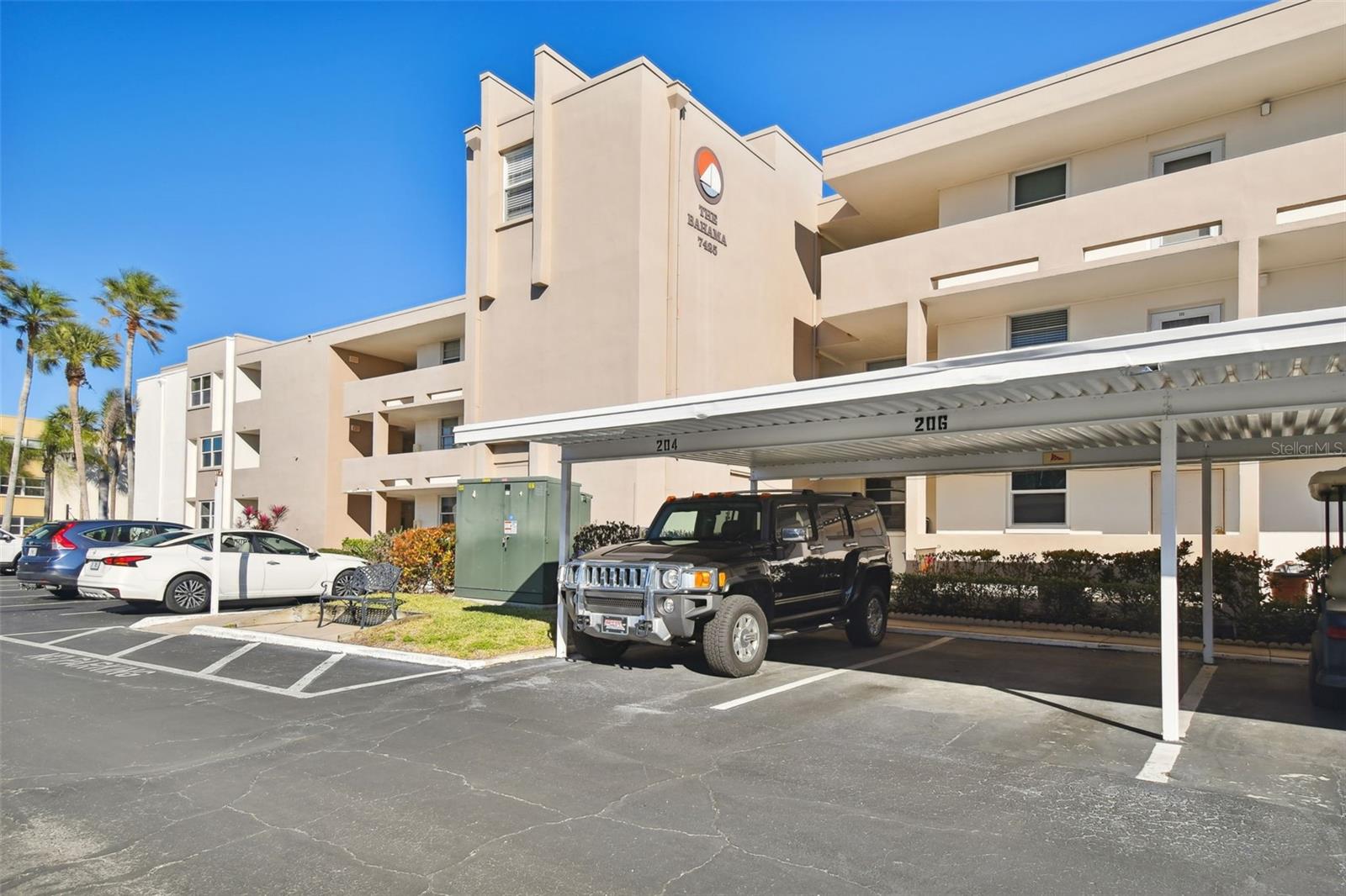 Located in the Bahama Building, this unit comes with an assigned carport space and has ample guest parking