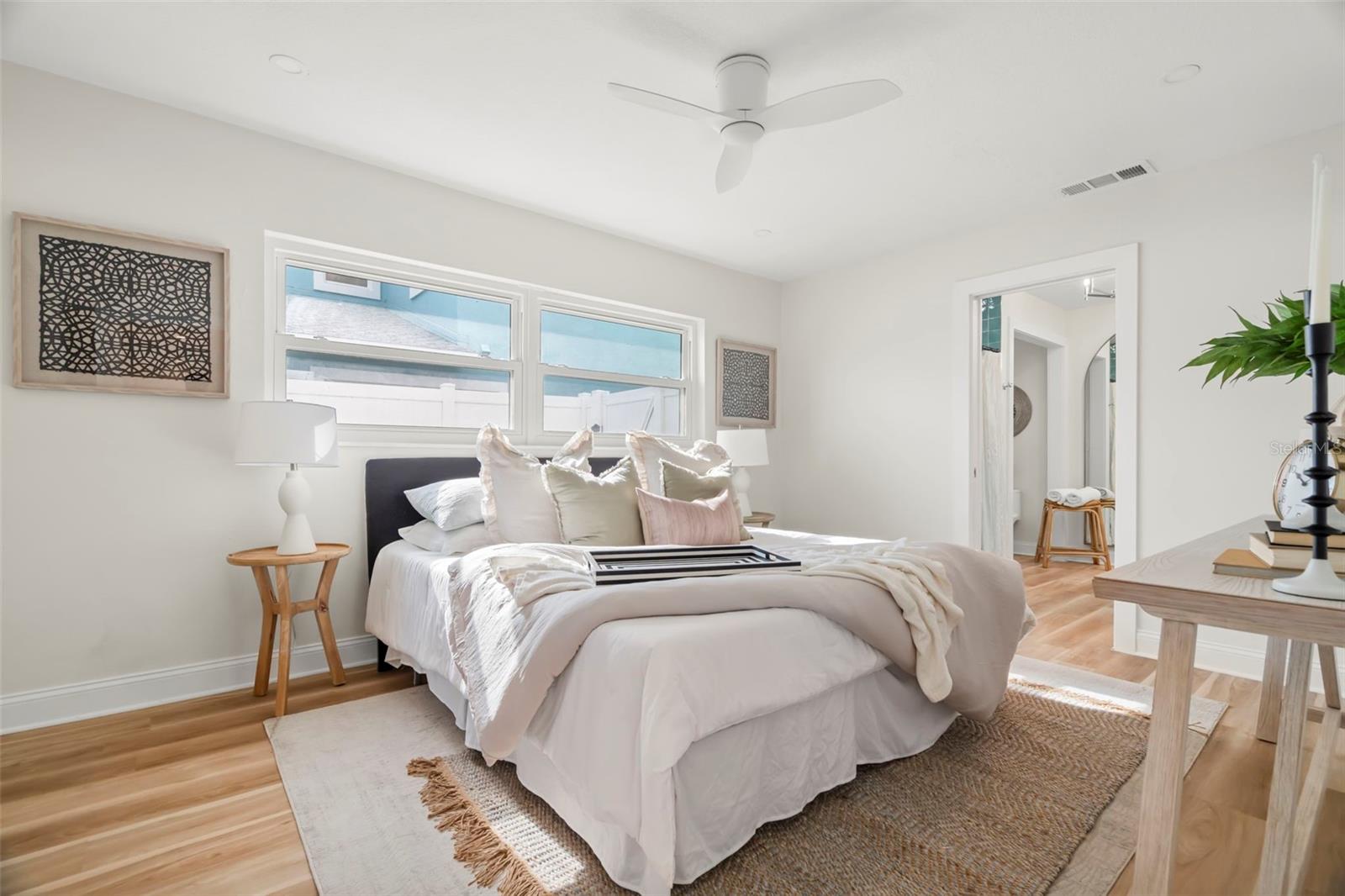 Bedroom 3 with beautiful build in storage cabinets