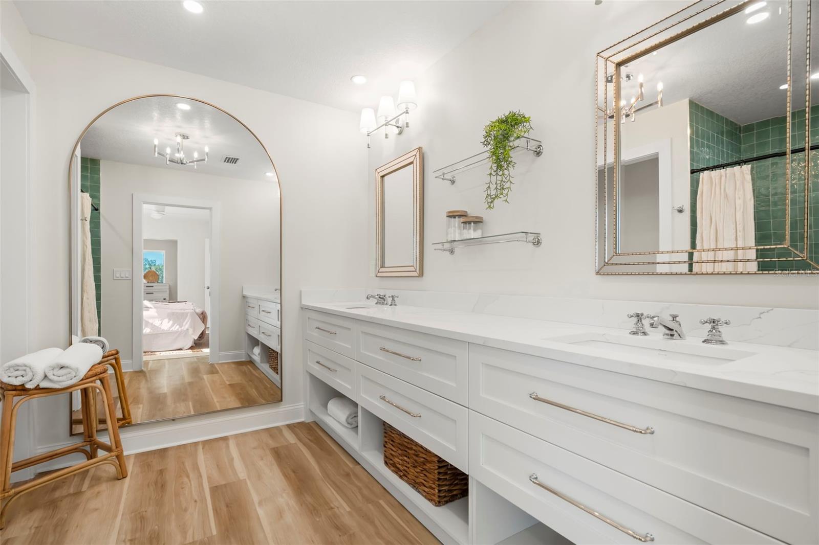 Newly remodeled master bath shower