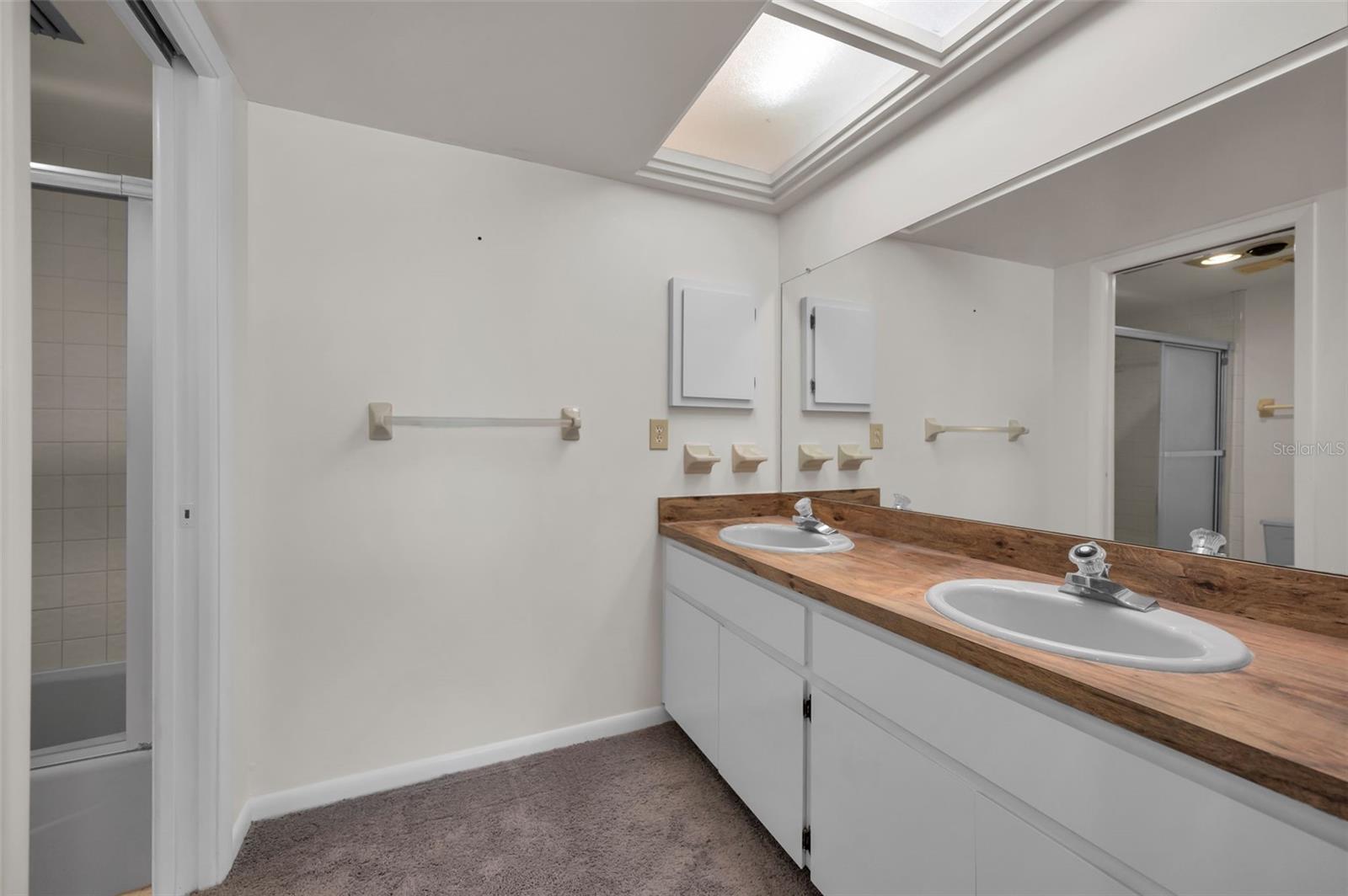 Master bath vanity