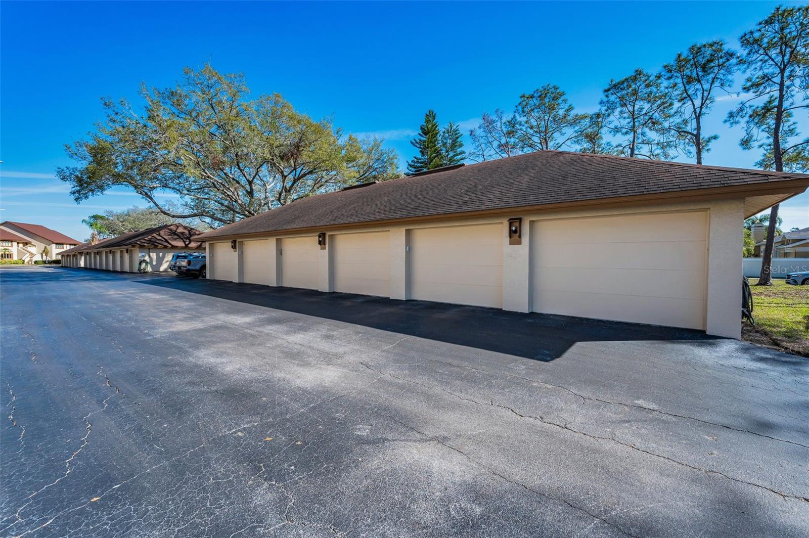 Your garage is in the middle of the building.