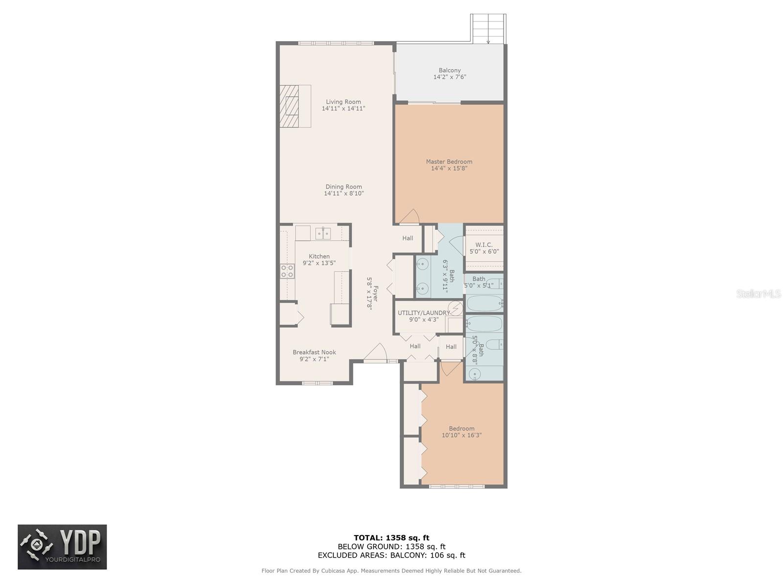 Floor plan 8005 Bardmoor Place # 202