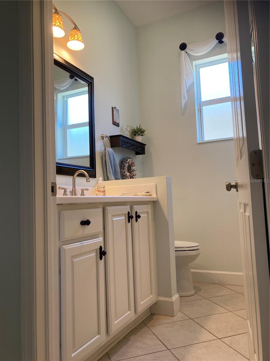 Guest Bath with large vanity