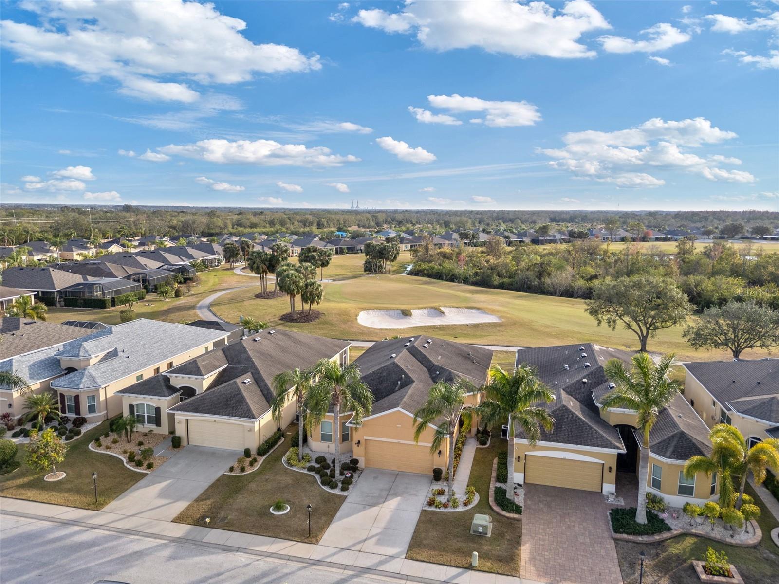 Beautiful backyard view of the PGA Compliant Renaissance Golf Course