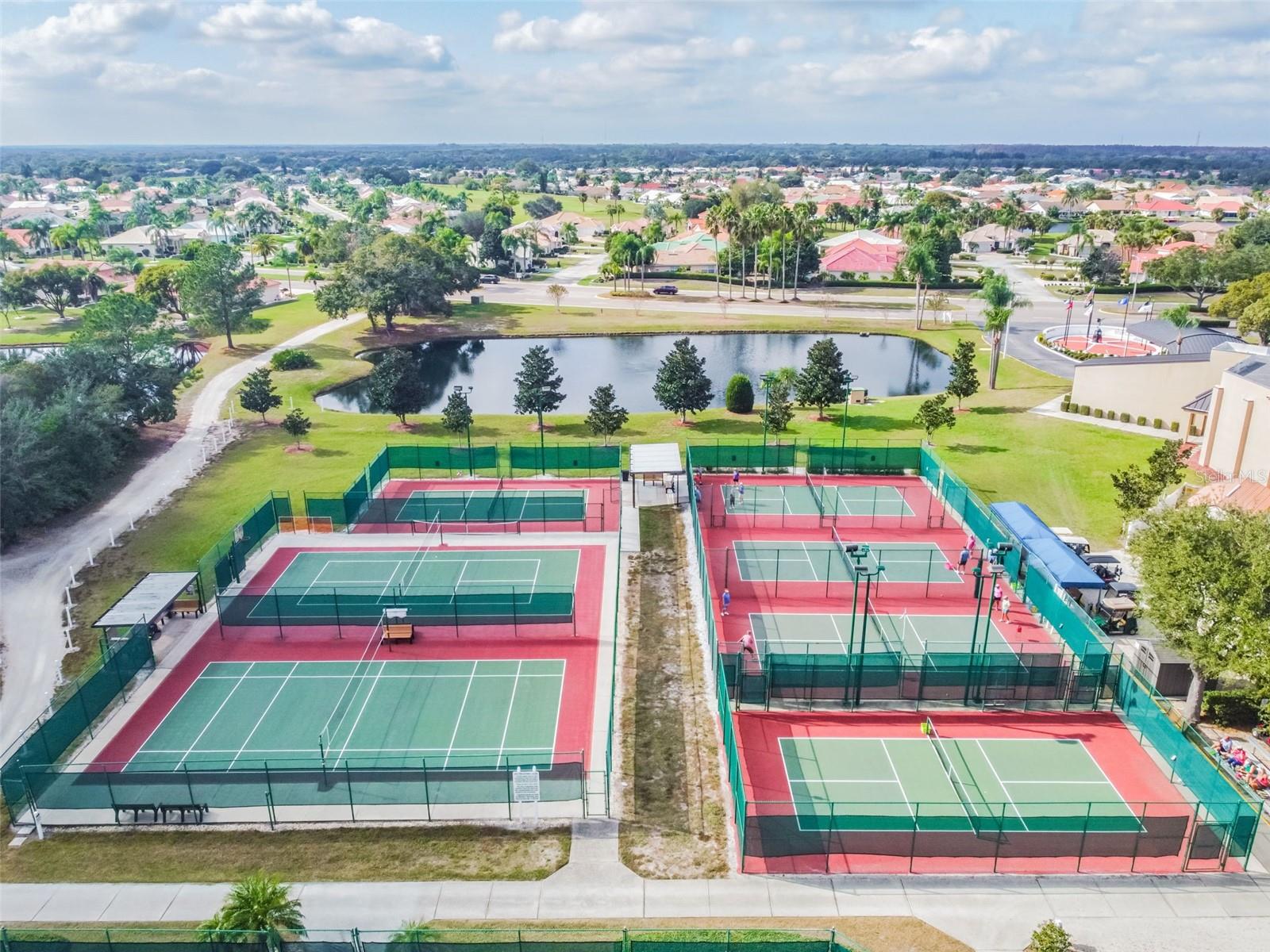 Sun City Center Association Tennis and Pickle Ball Courts