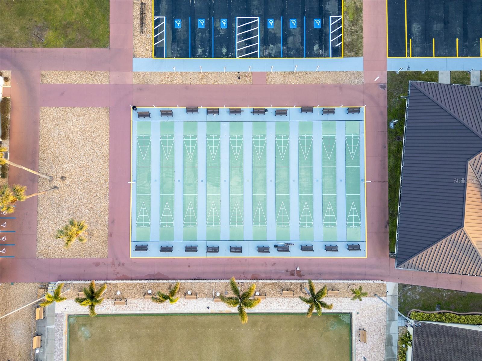 Plenty of courts for shuffleboard