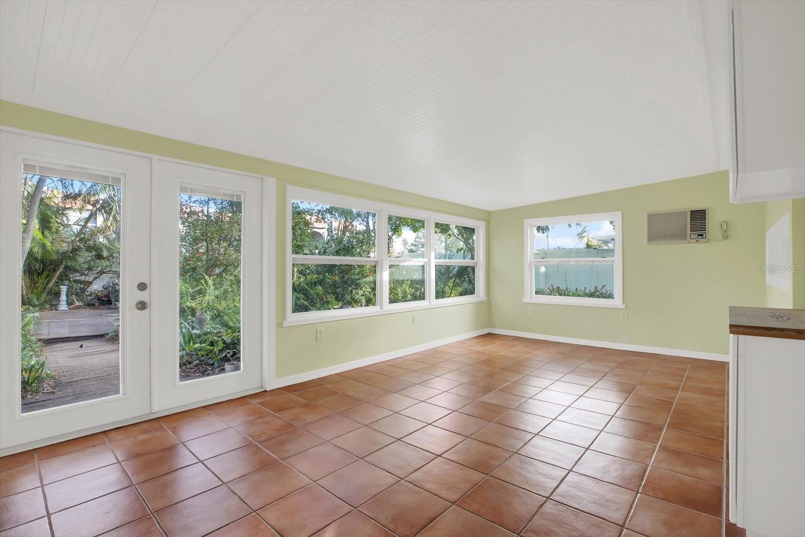 Family Room View From Dining Room