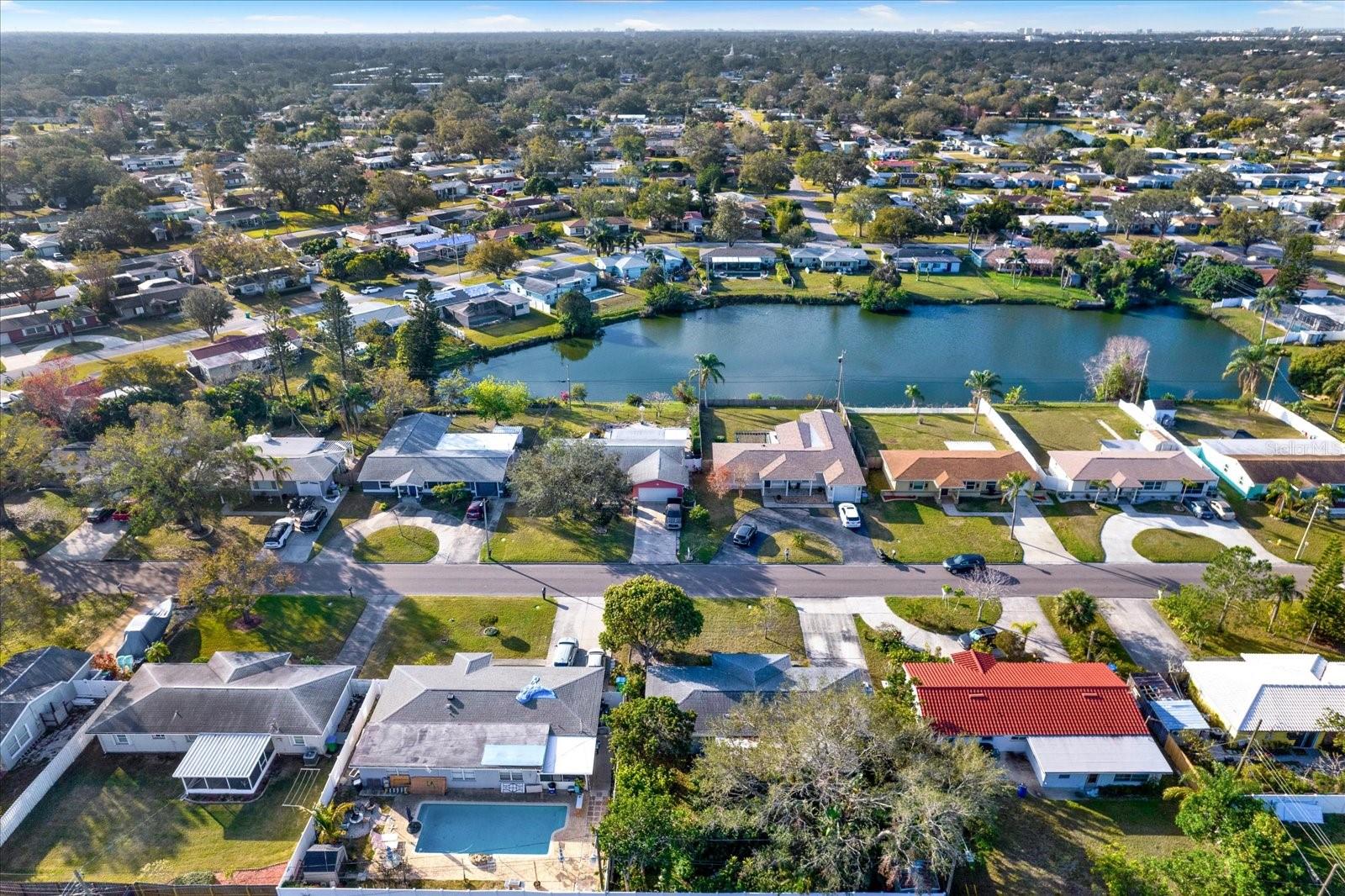 Ariel View Of Community