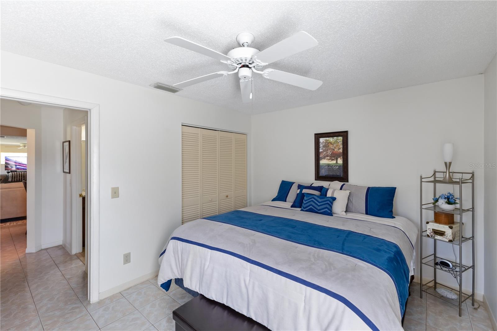 Guest Bedroom. Spacious enough to decorate with two beds!