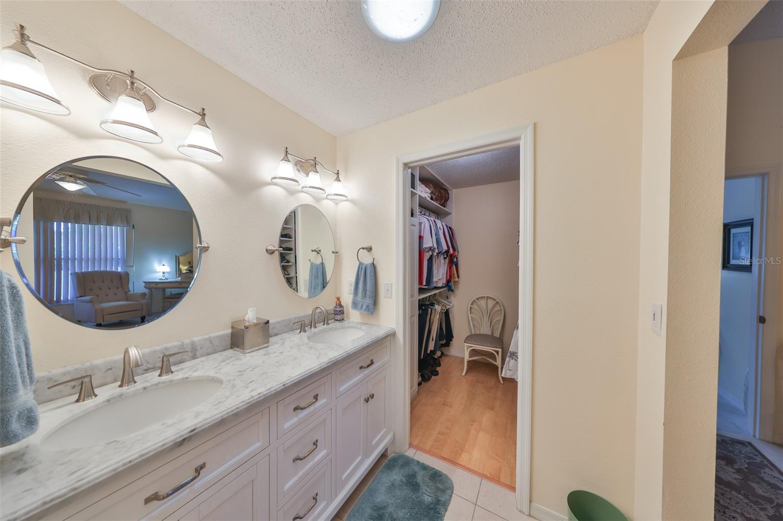 Primary Bathroom looking into closet