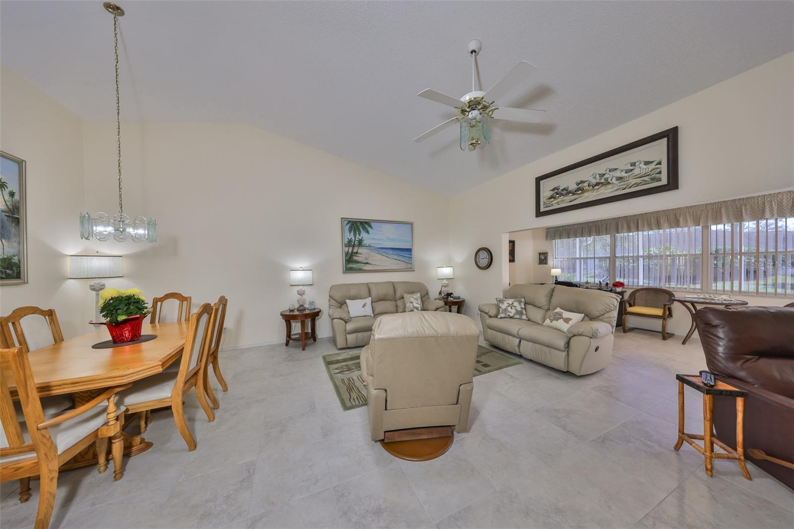 Dining Room and Family Room