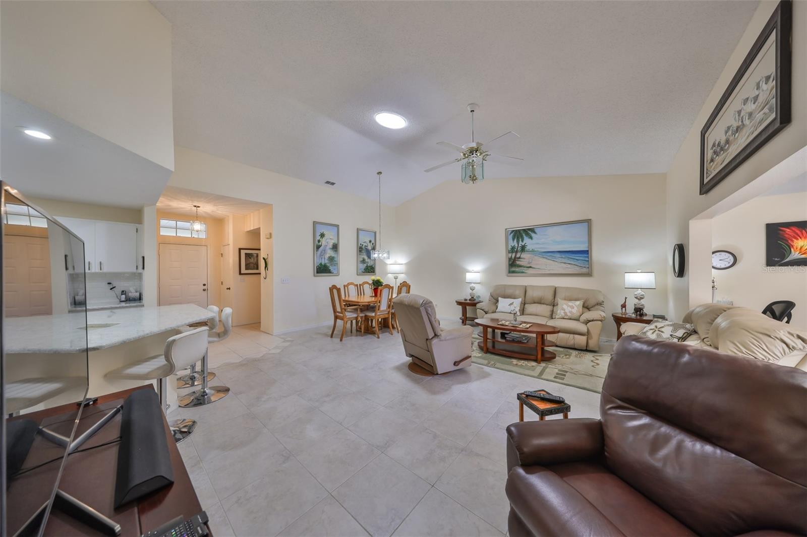 Family Room looking towards front door