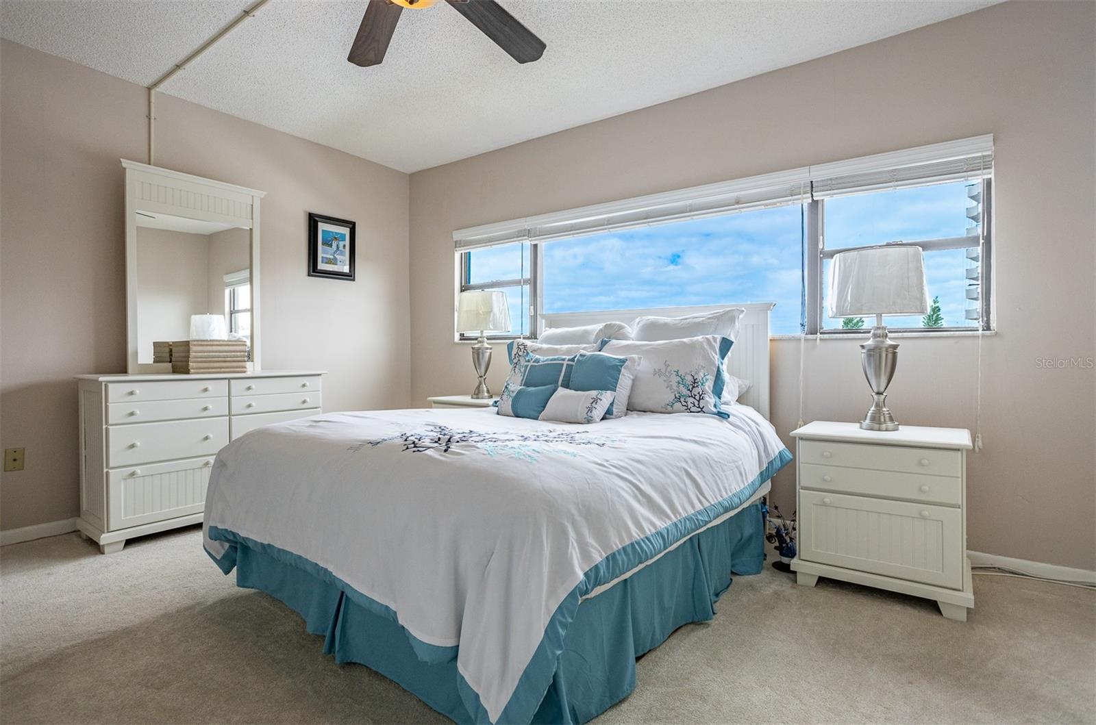 Second Bedroom with Waterfront views of Clearwater Harbor