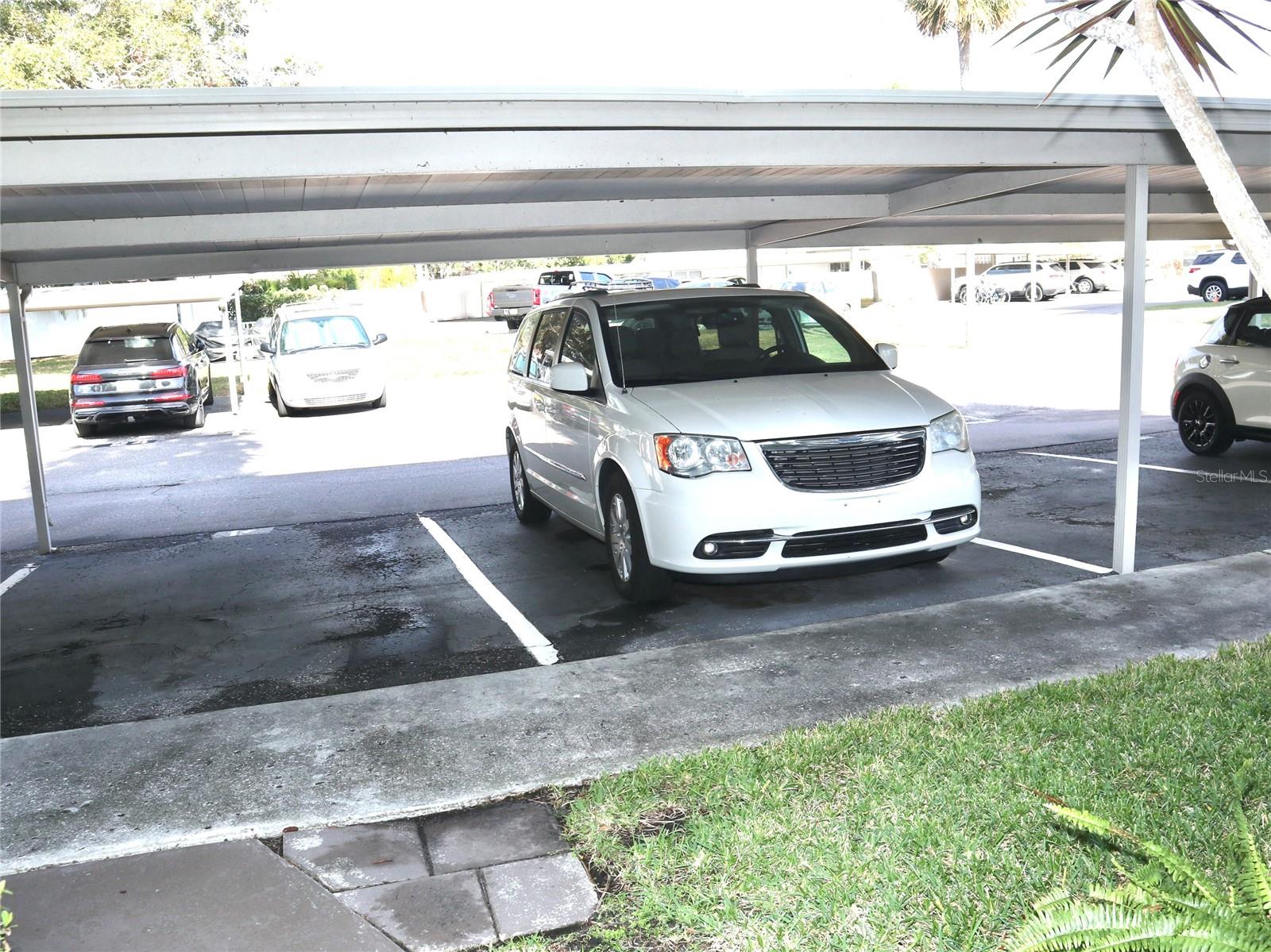 Covered Carport with One Assigned Space