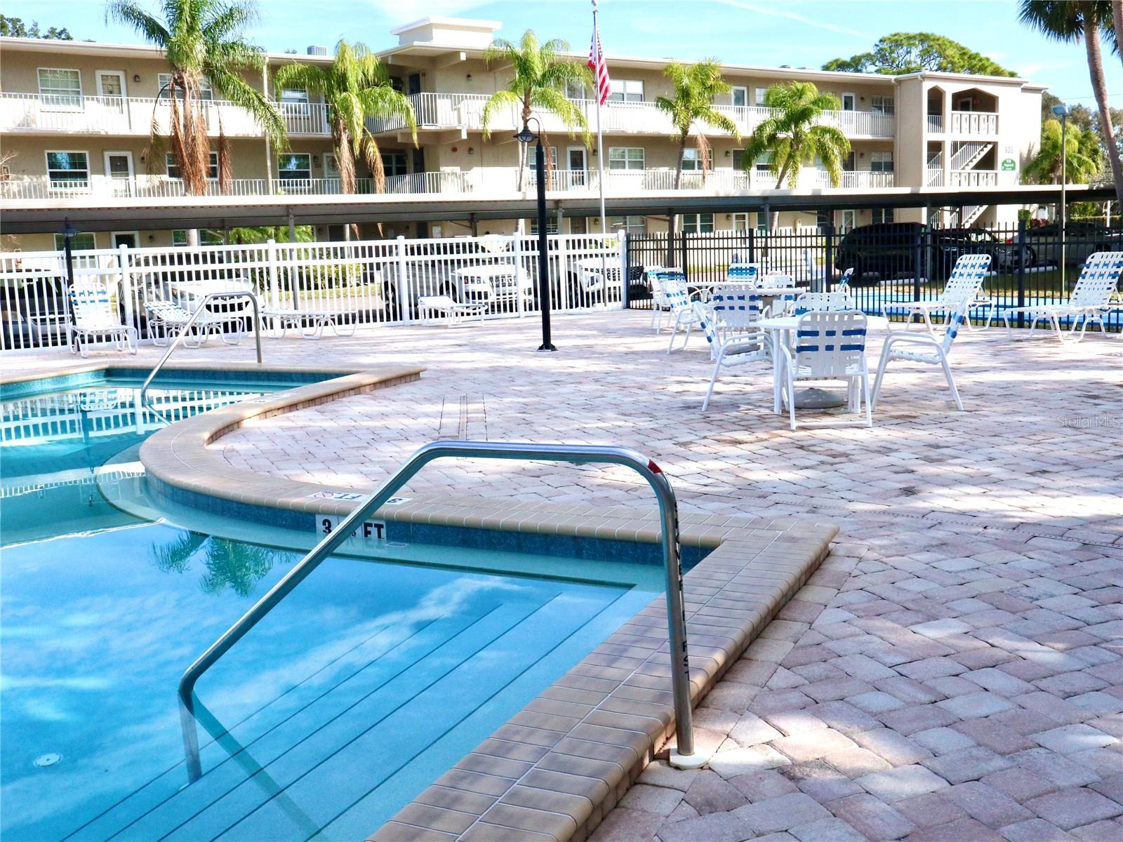 Community Pool Deck Area