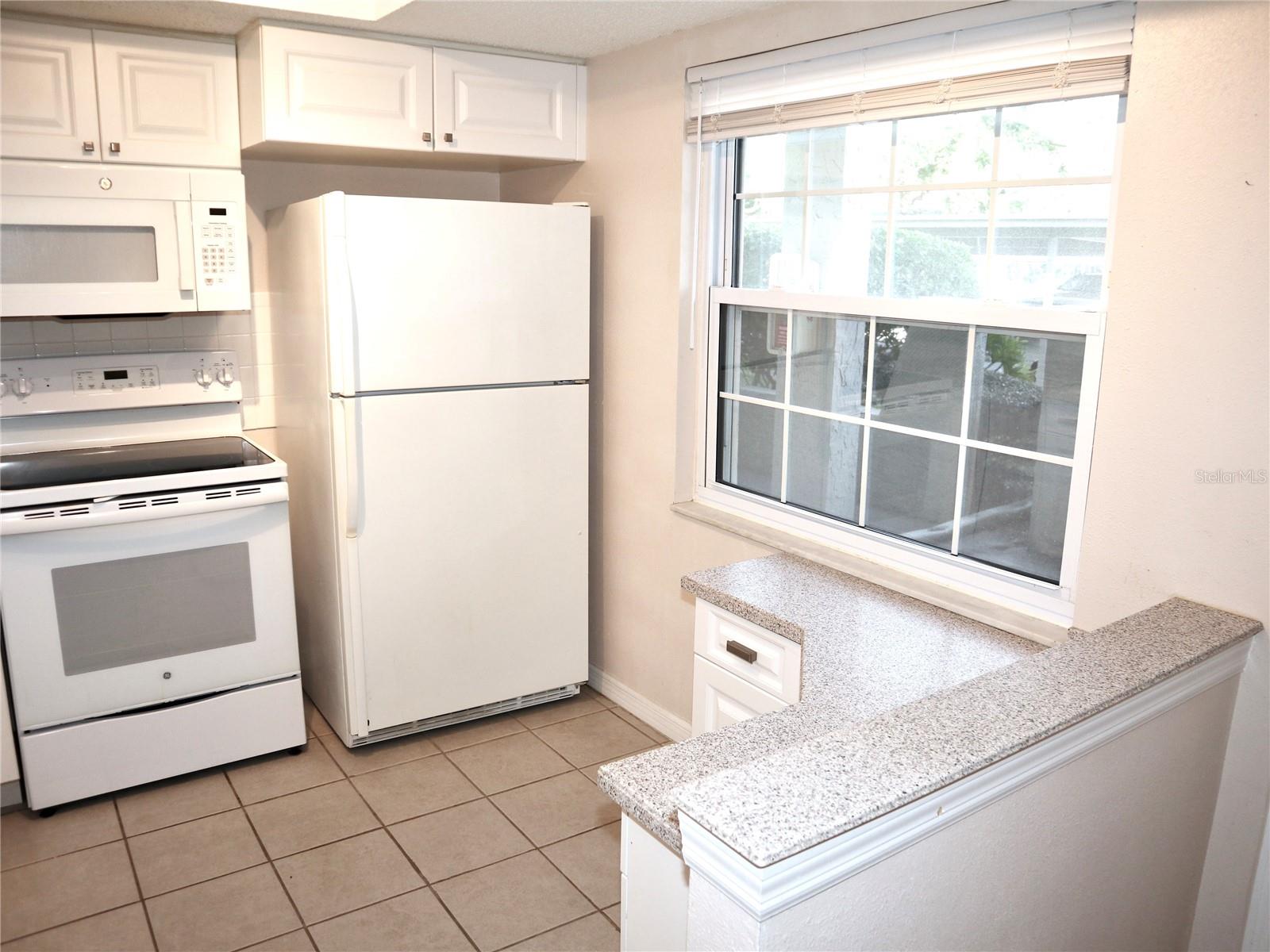 Kitchen View - Window to Front of Condo