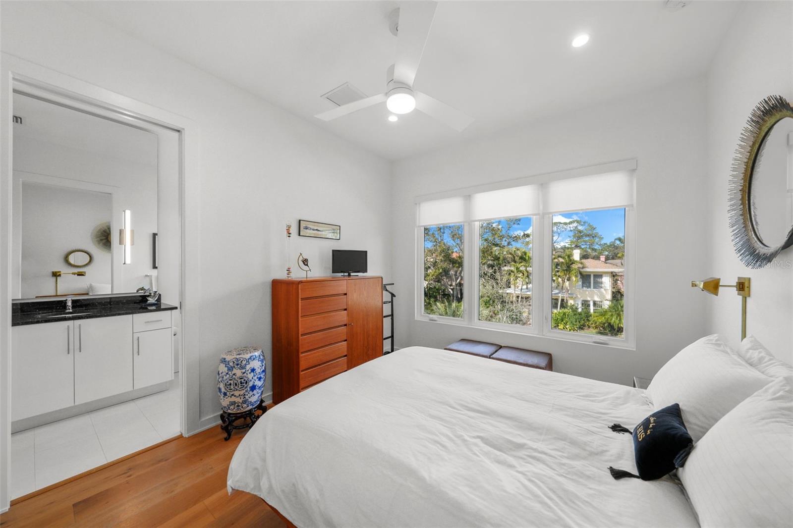 Fourth bedroom with lovely windows