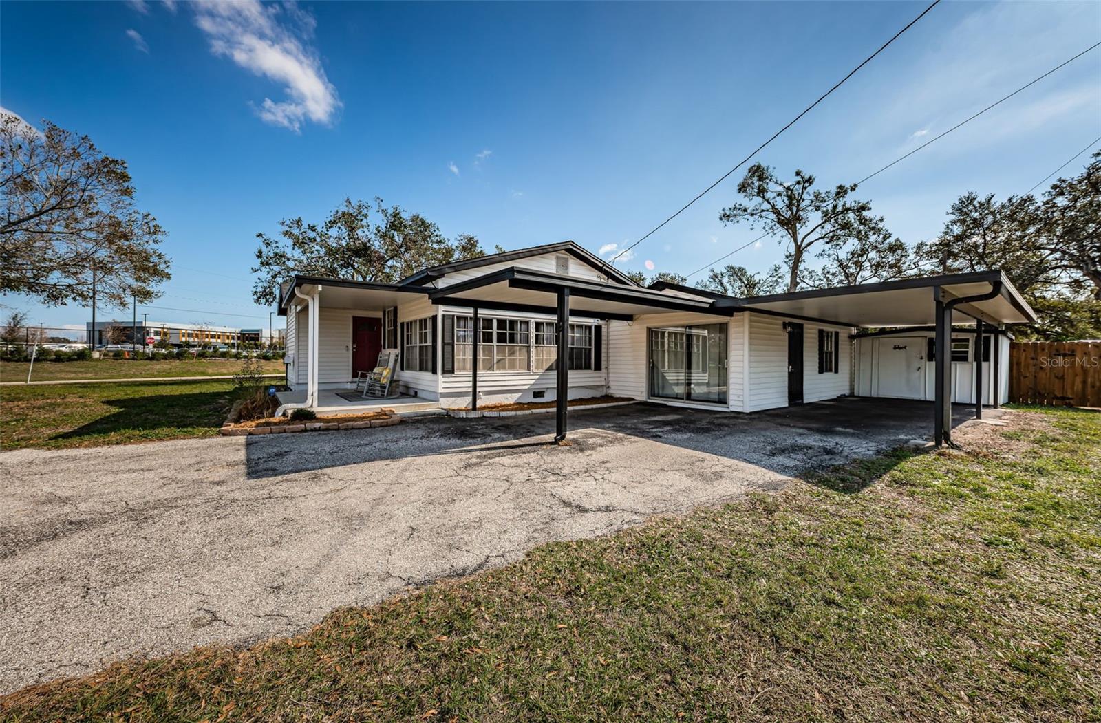 carport and shed